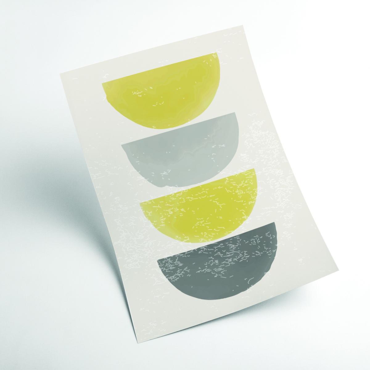 Yellow / Orange Watercolor Minimal Set #1 Extra Small Stanley Print House – image 2