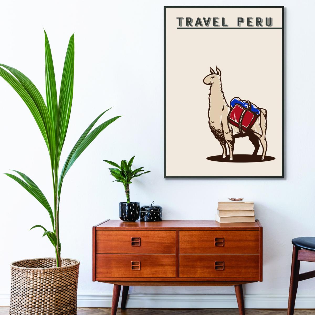 Brown Travel Peru Extra Large Stanley Print House – image 3