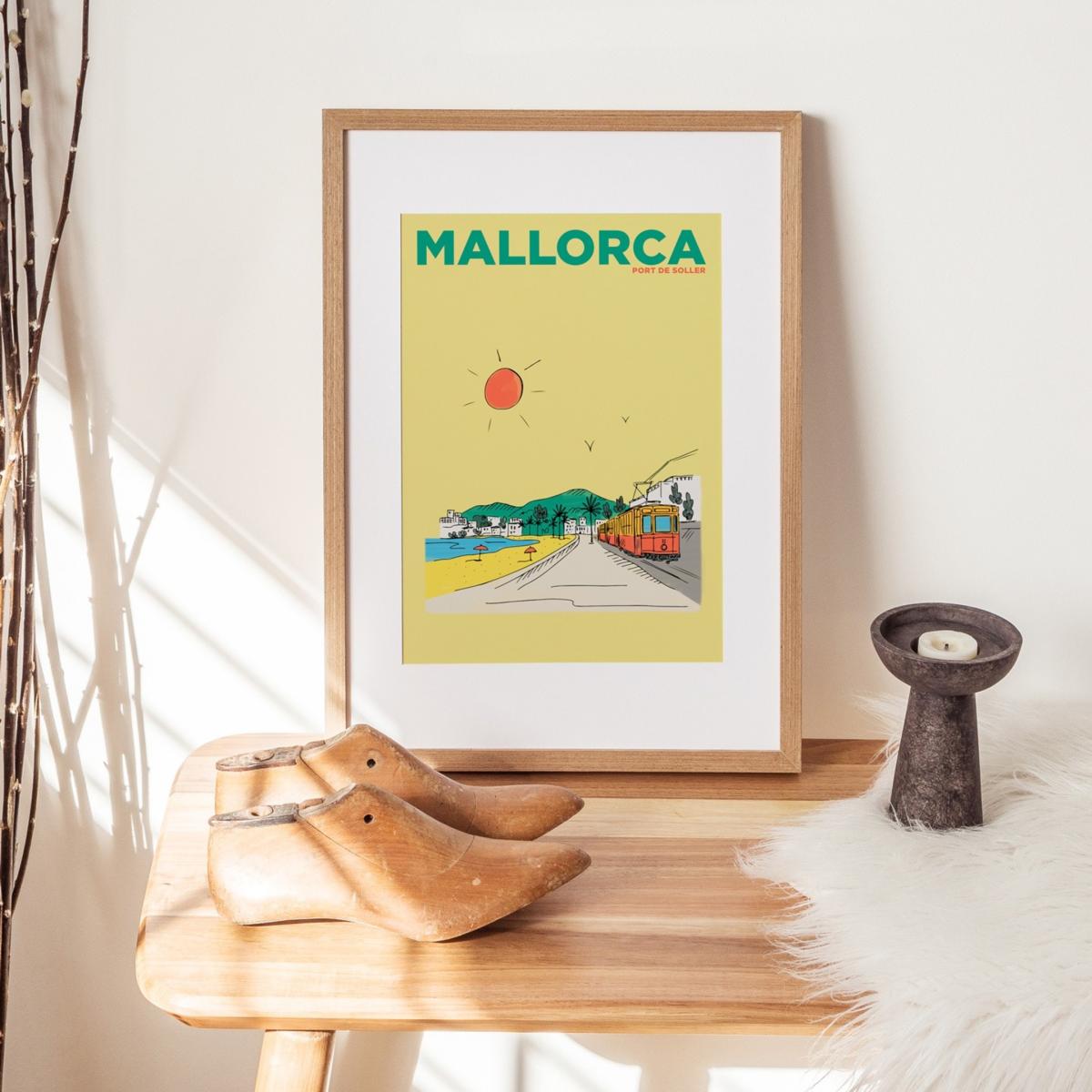 Mallorca Port De Soller Summer Escapes Print Places & Spaces Art Co. – image 2