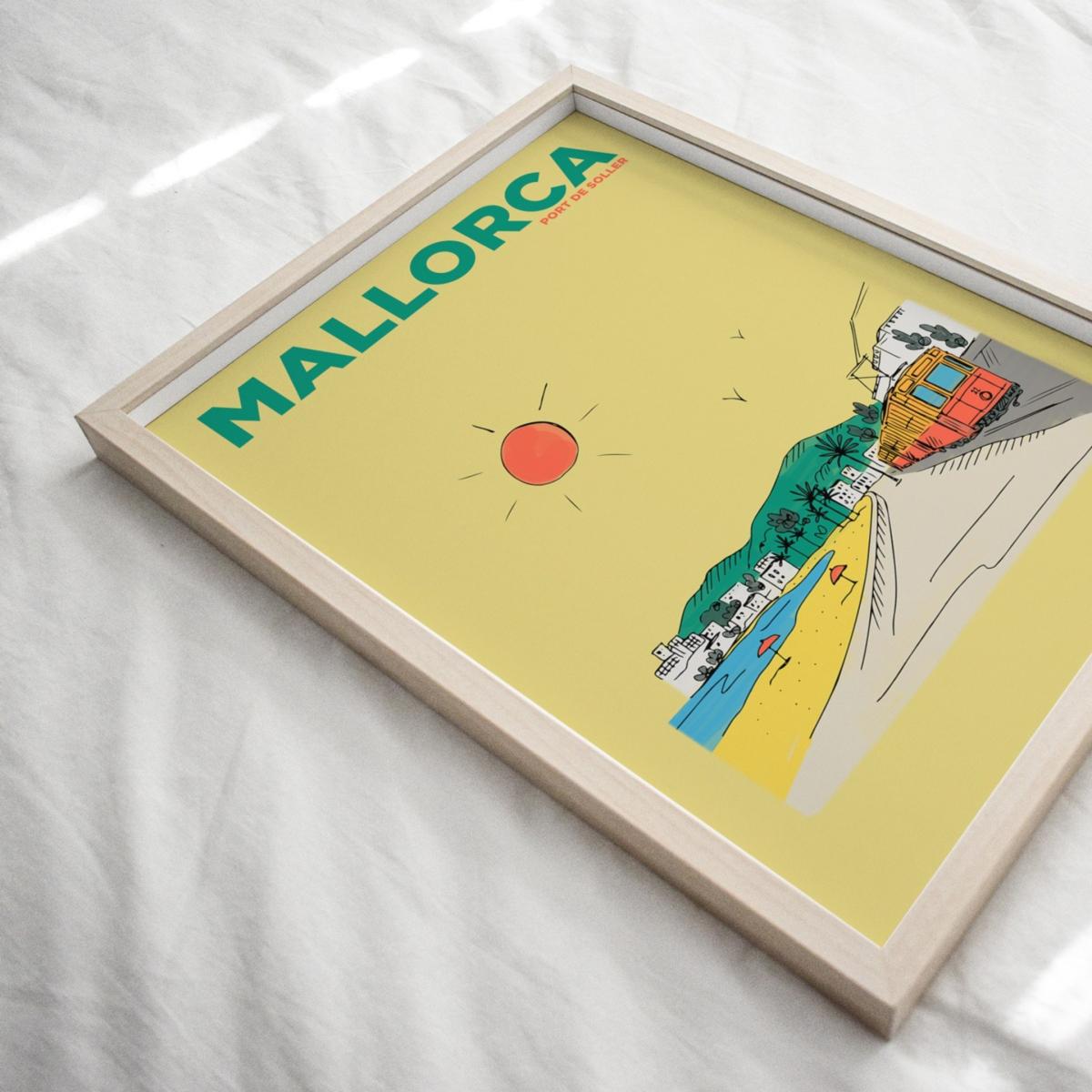 Mallorca Port De Soller Summer Escapes Print Places & Spaces Art Co. – image 3