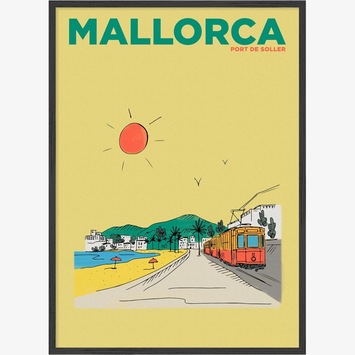 Mallorca Port De Soller Summer Escapes Print Places & Spaces Art Co. – image 1