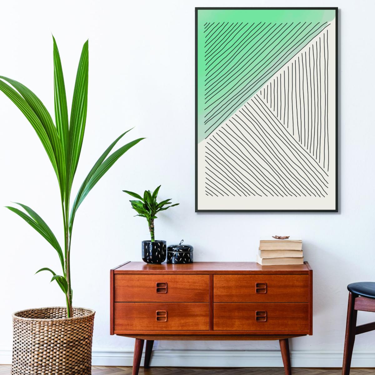 Green Minimalism #6 Small Stanley Print House – image 3