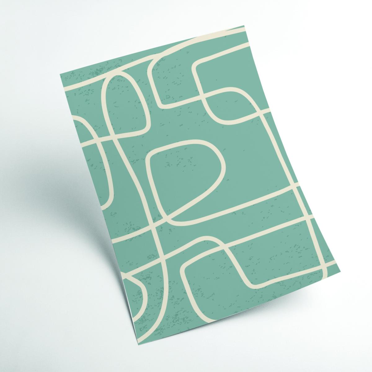 Silver Minimal Line Series 1 A3 297 X 420Mm Stanley Print House – image 2