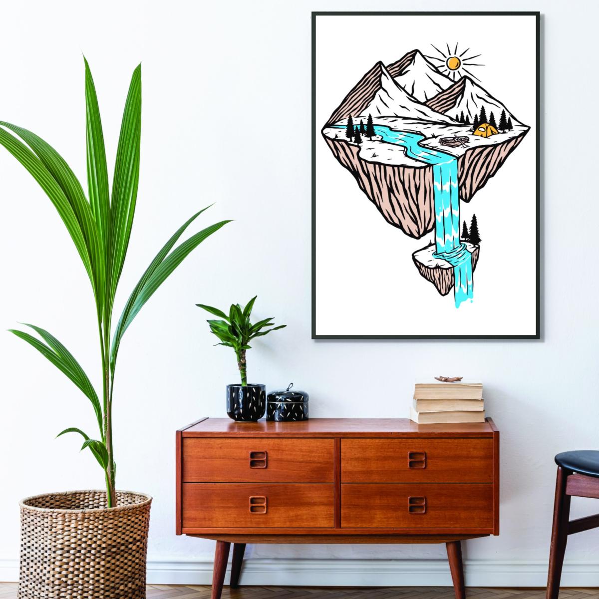 Blue More Than Meets The Eye A1 594 X 841Mm Stanley Print House – image 3