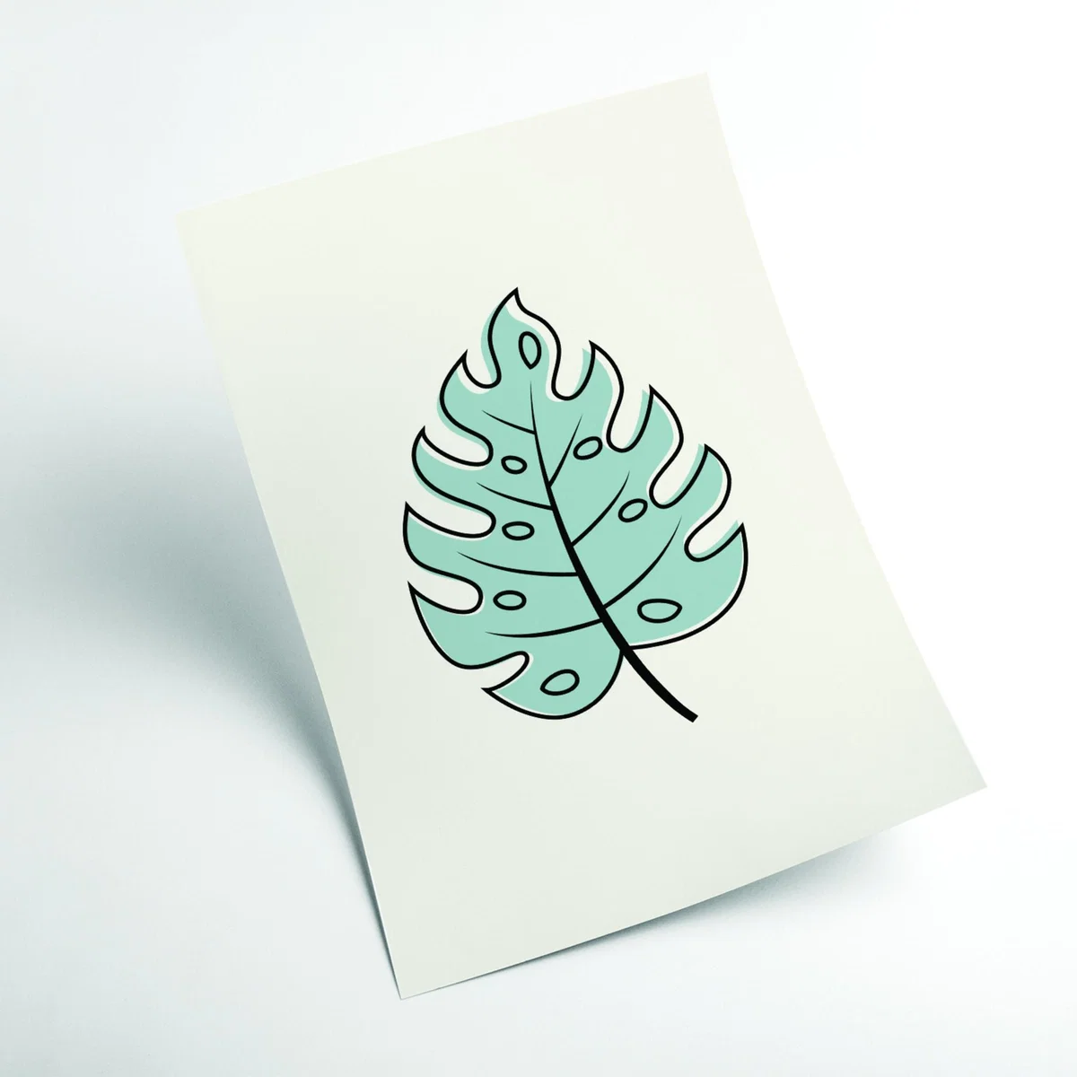 Rose Gold Abstract Tropical Leaves Iii Extra Large Stanley Print House – image 2