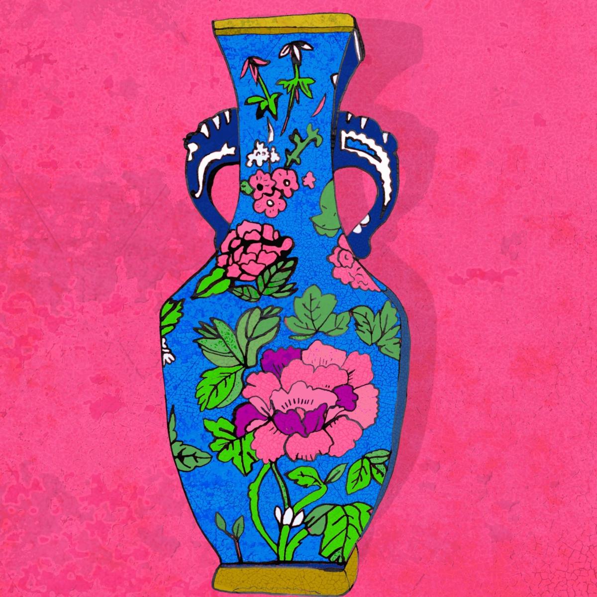 Signed Print - Blue Vase A4 210 X 297Mm Jessica Russell Flint – image 3