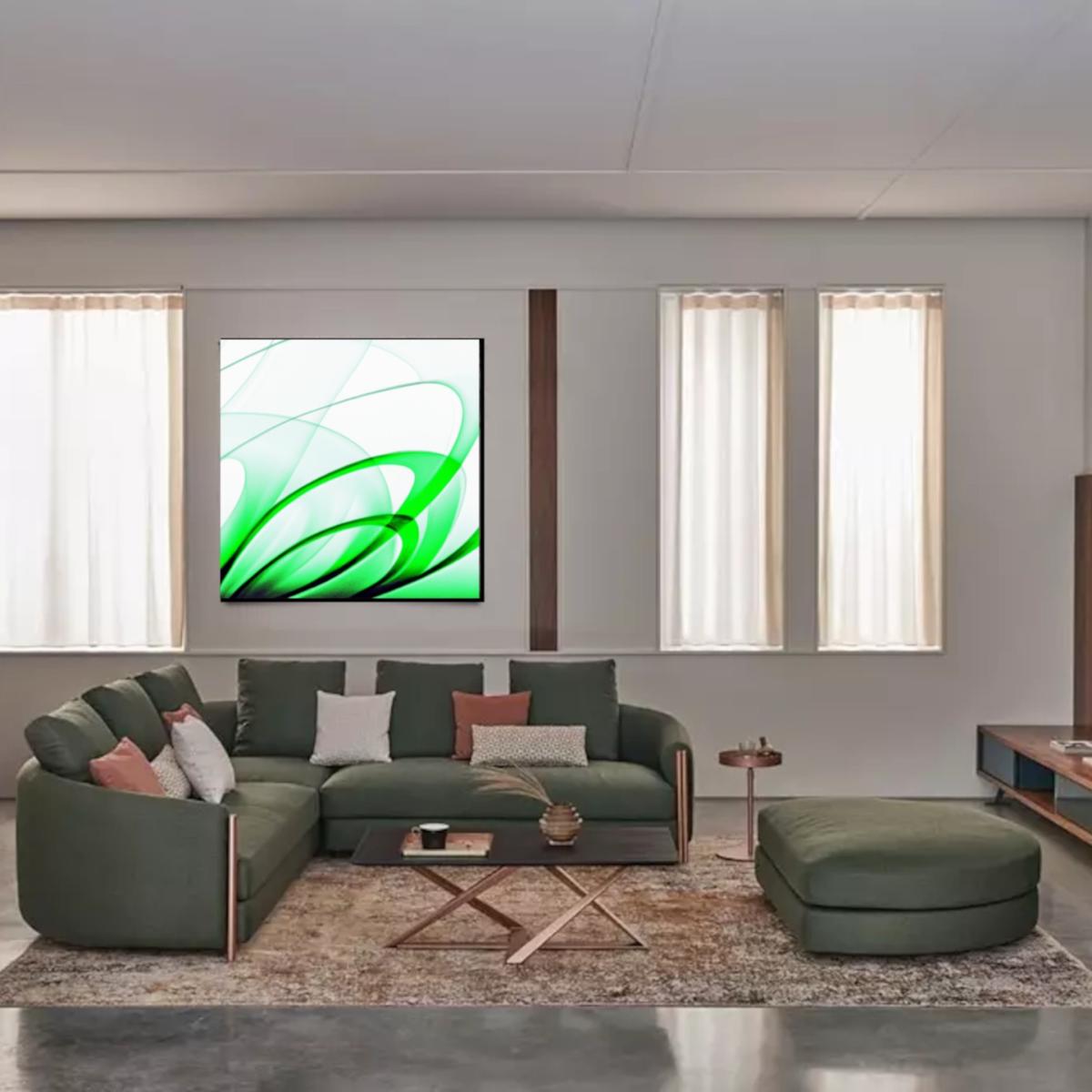 Cool Waves - Green A3 297 X 420Mm Volsew Paris – image 3