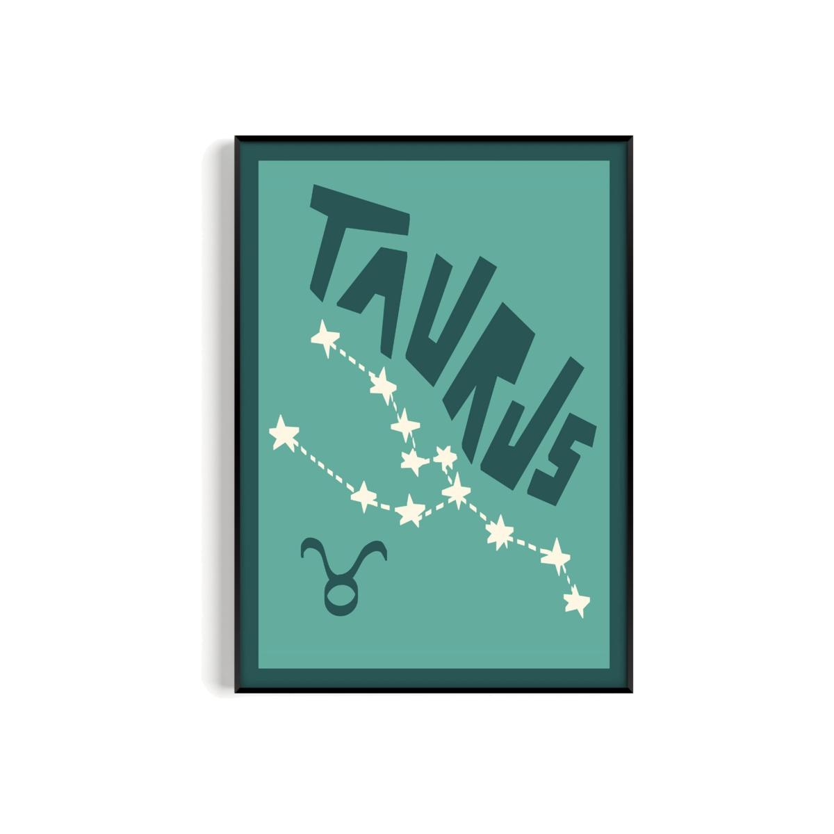 Taurus Art Print - A2 Natalie Cass Art – image 1