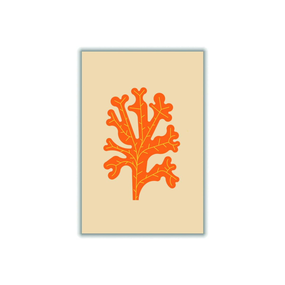 Yellow / Orange Orange Seaweed Extra Large Stanley Print House – image 1