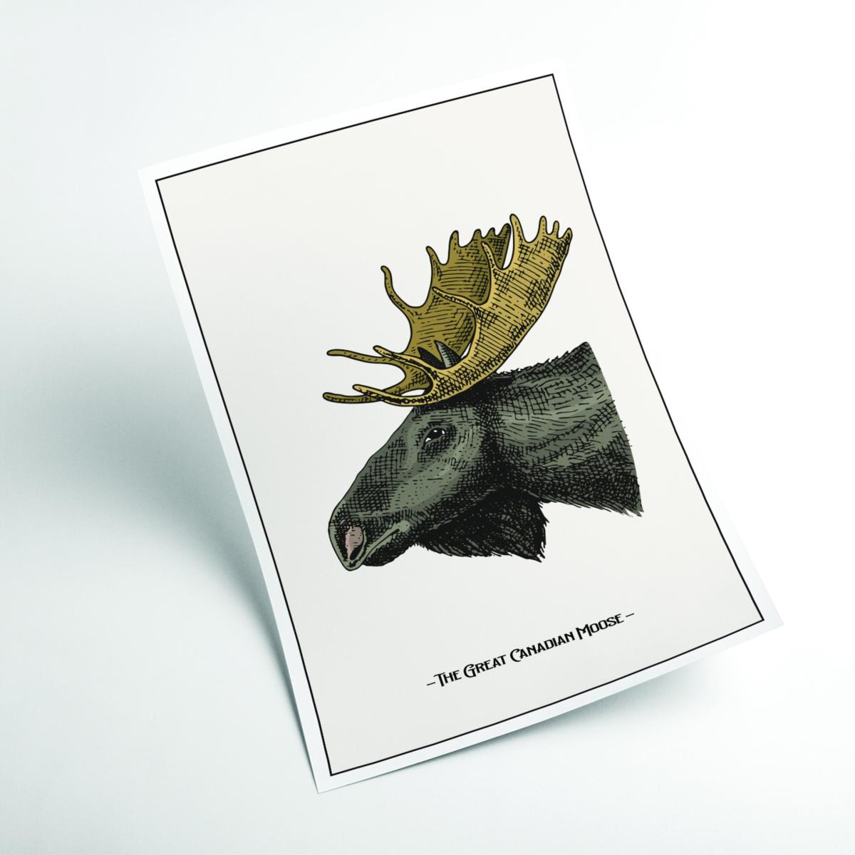 Brown The Great Canadian Moose Medium Stanley Print House – image 2