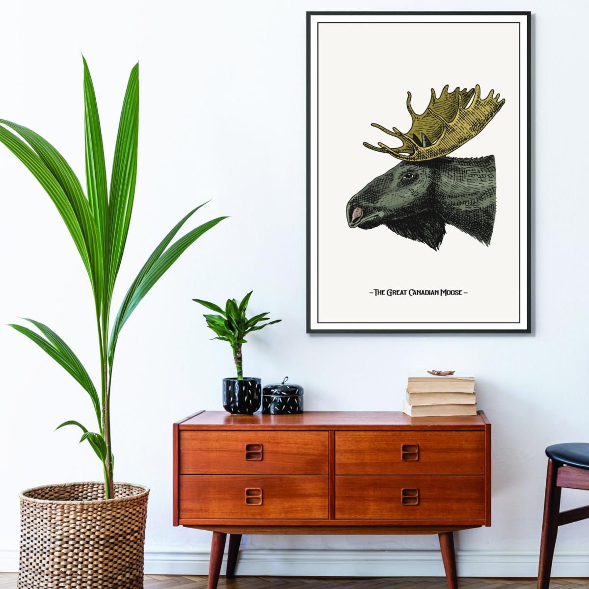 Brown The Great Canadian Moose Medium Stanley Print House – image 3