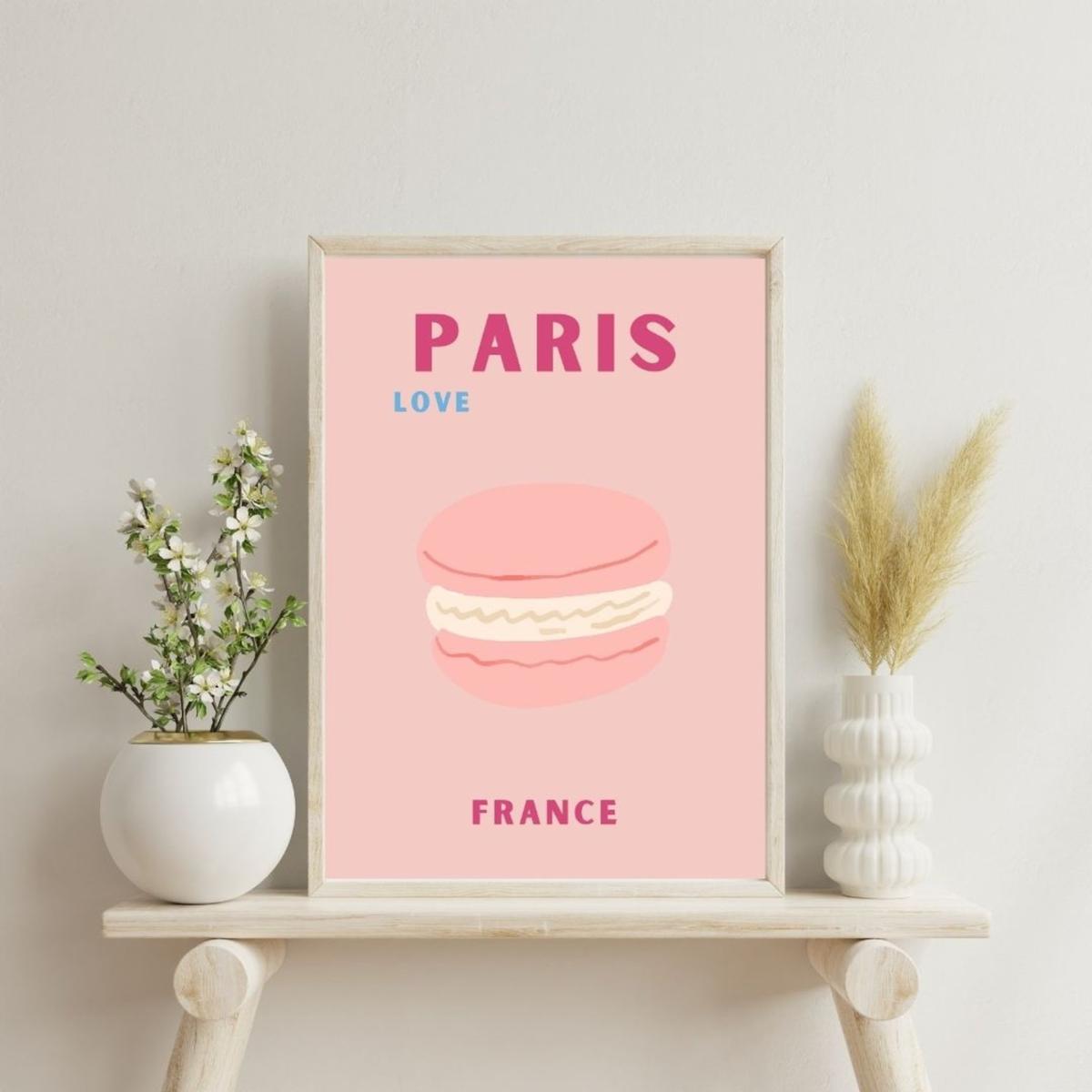 Pink / Purple Paris Love | Artchi – image 2