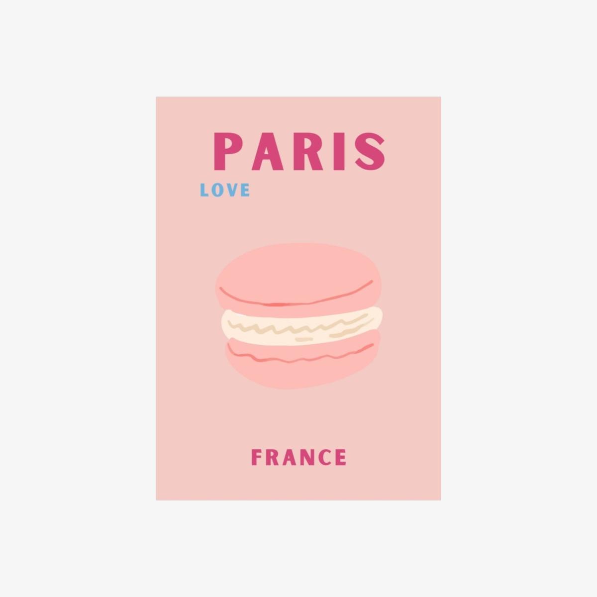 Pink / Purple Paris Love | Artchi – image 1