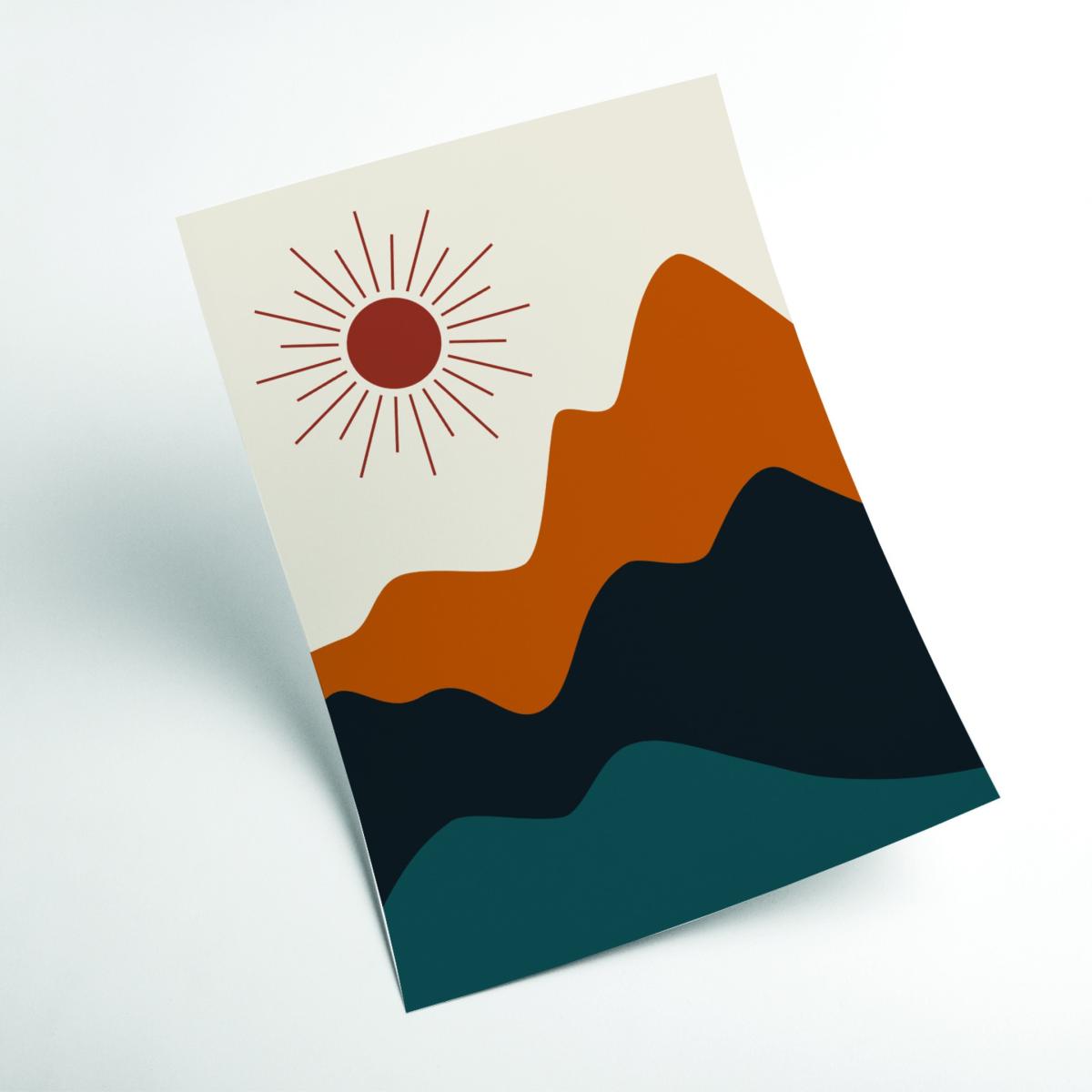 Boho Mountain Series #2 A2 420 X 594Mm Stanley Print House – image 2