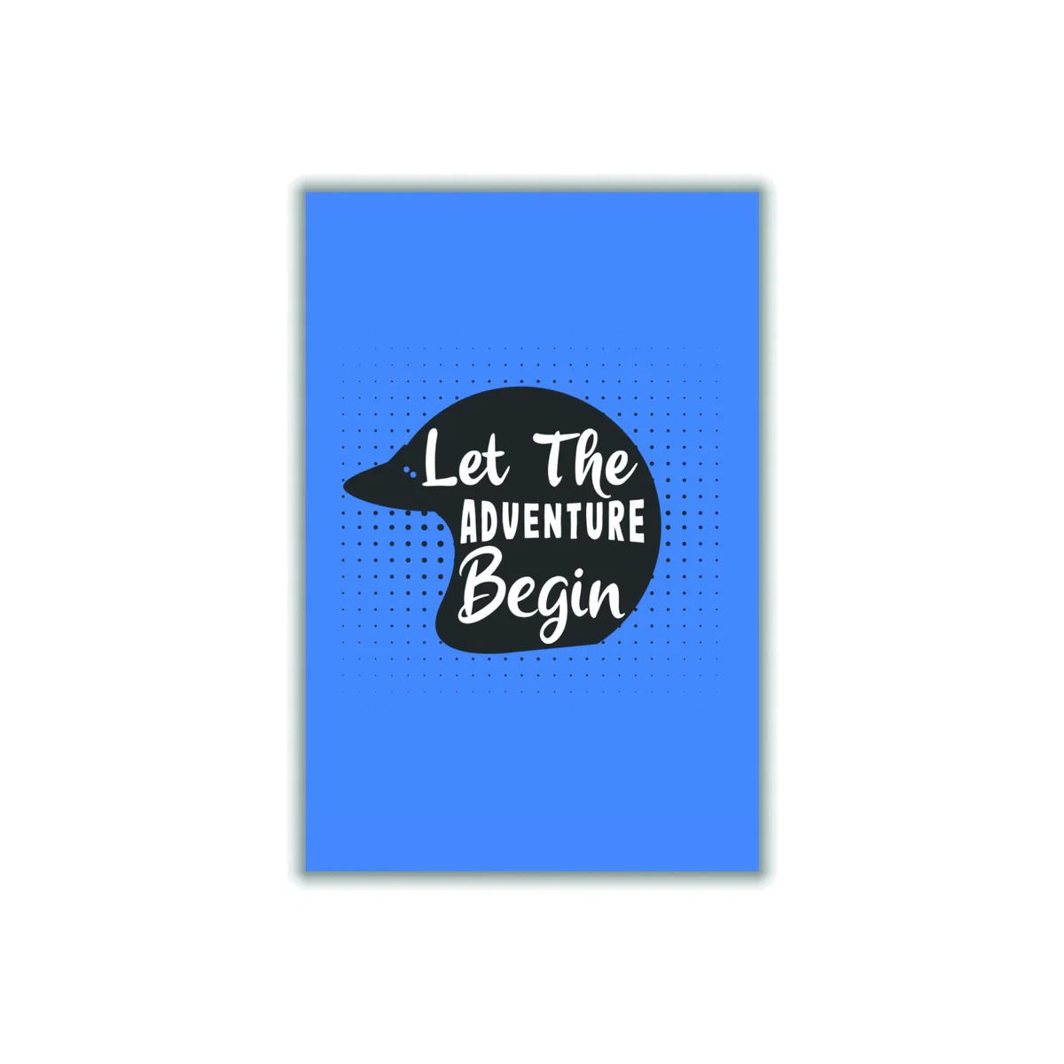 Blue Let The Adventure Begin A4 210 X 297Mm Stanley Print House – image 1