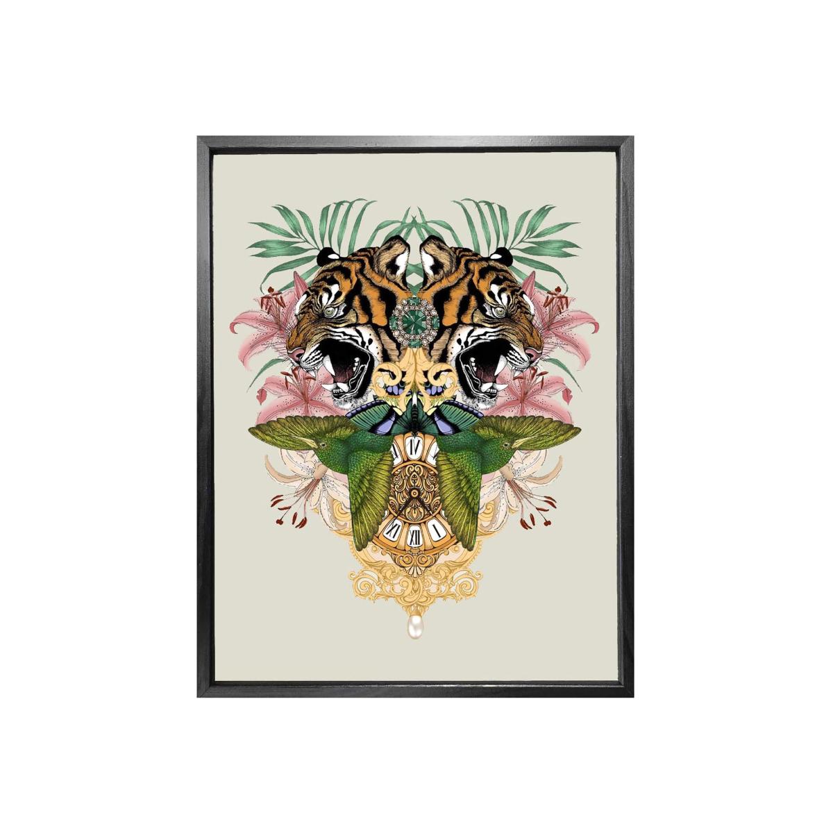 Antique Baroque Tiger Fine Art Print - A4 Emily Carter
