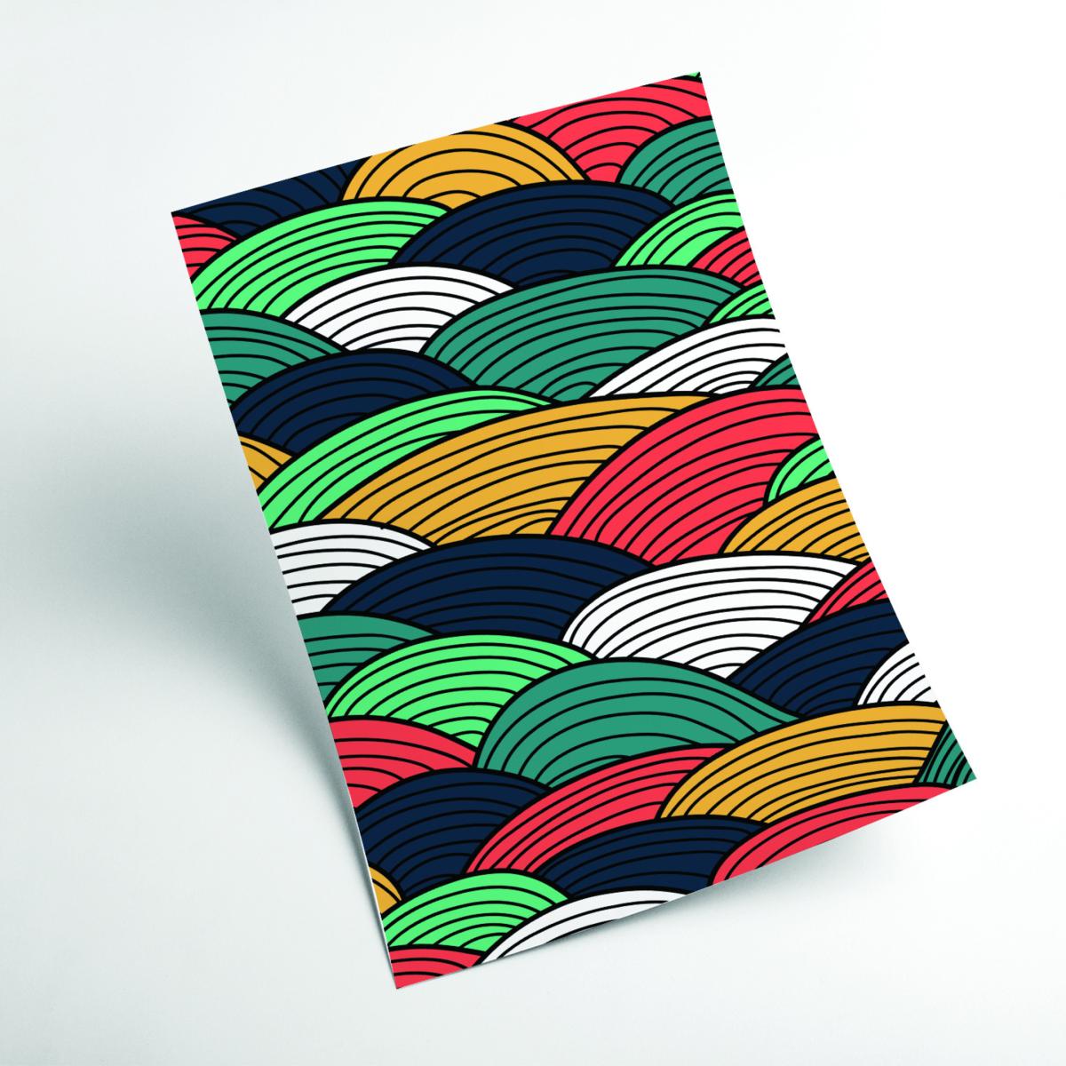 Rainbow Explosion A2 420 X 594Mm Stanley Print House – image 2
