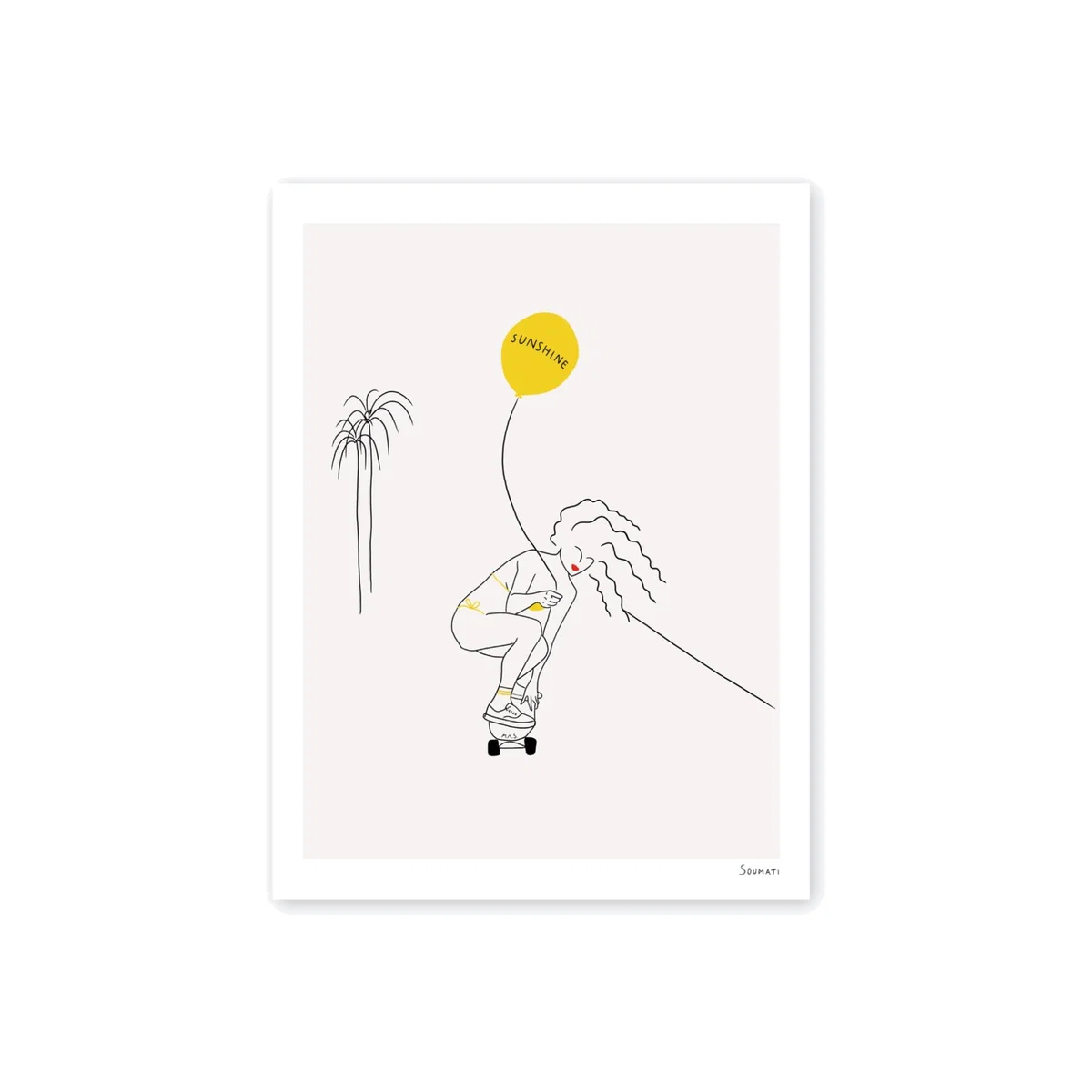 Sunshine Art Print 21X30Cm Soumati Studio