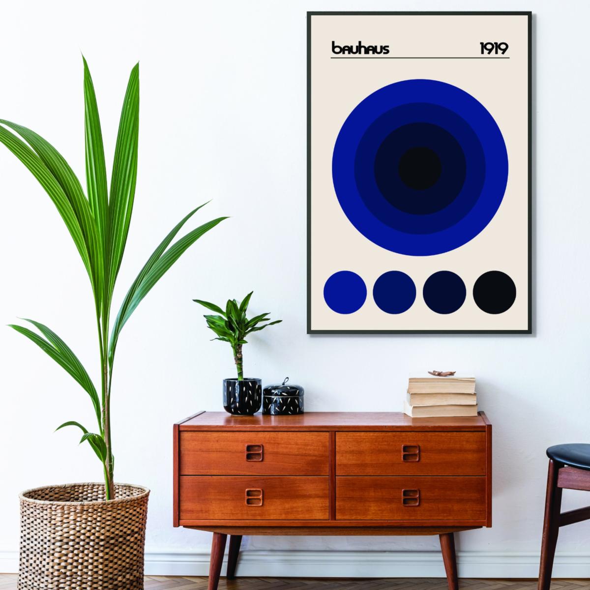 Bauhaus Blue Circle A4 210 X 297Mm Stanley Print House – image 3