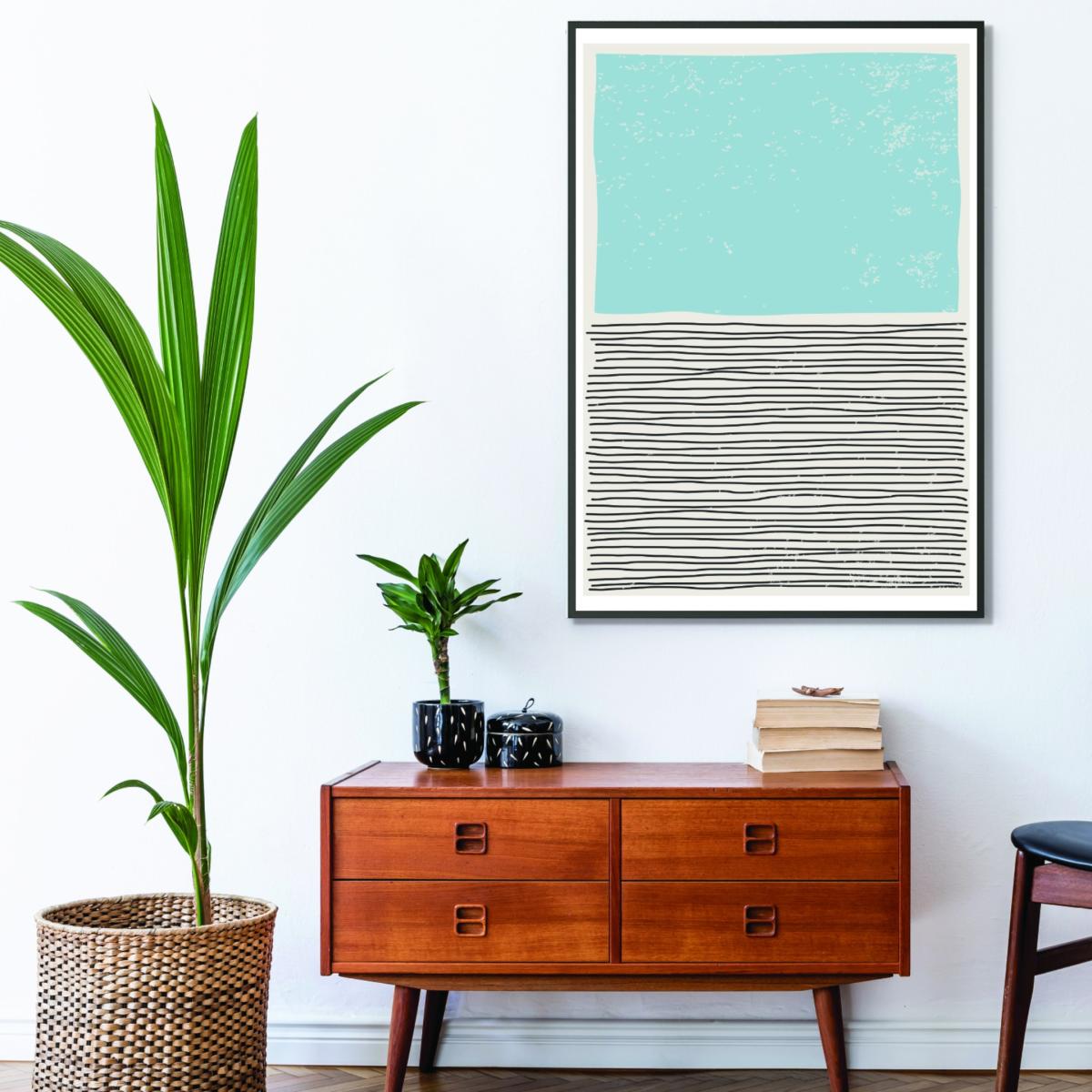 Light Blue Minimal A3 297 X 420Mm Stanley Print House – image 3