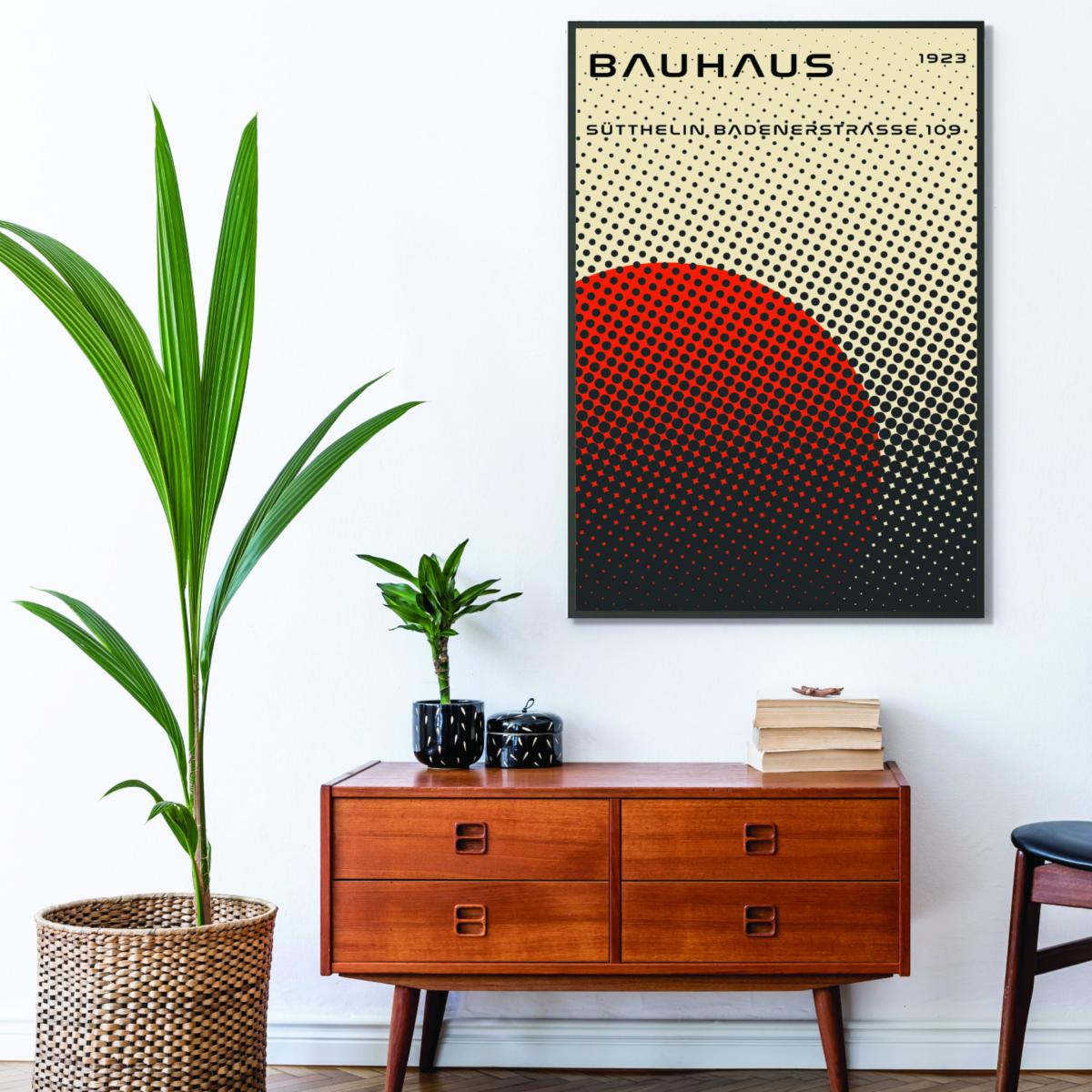 Bauhaus Geometric Red Vibe Large Stanley Print House – image 3
