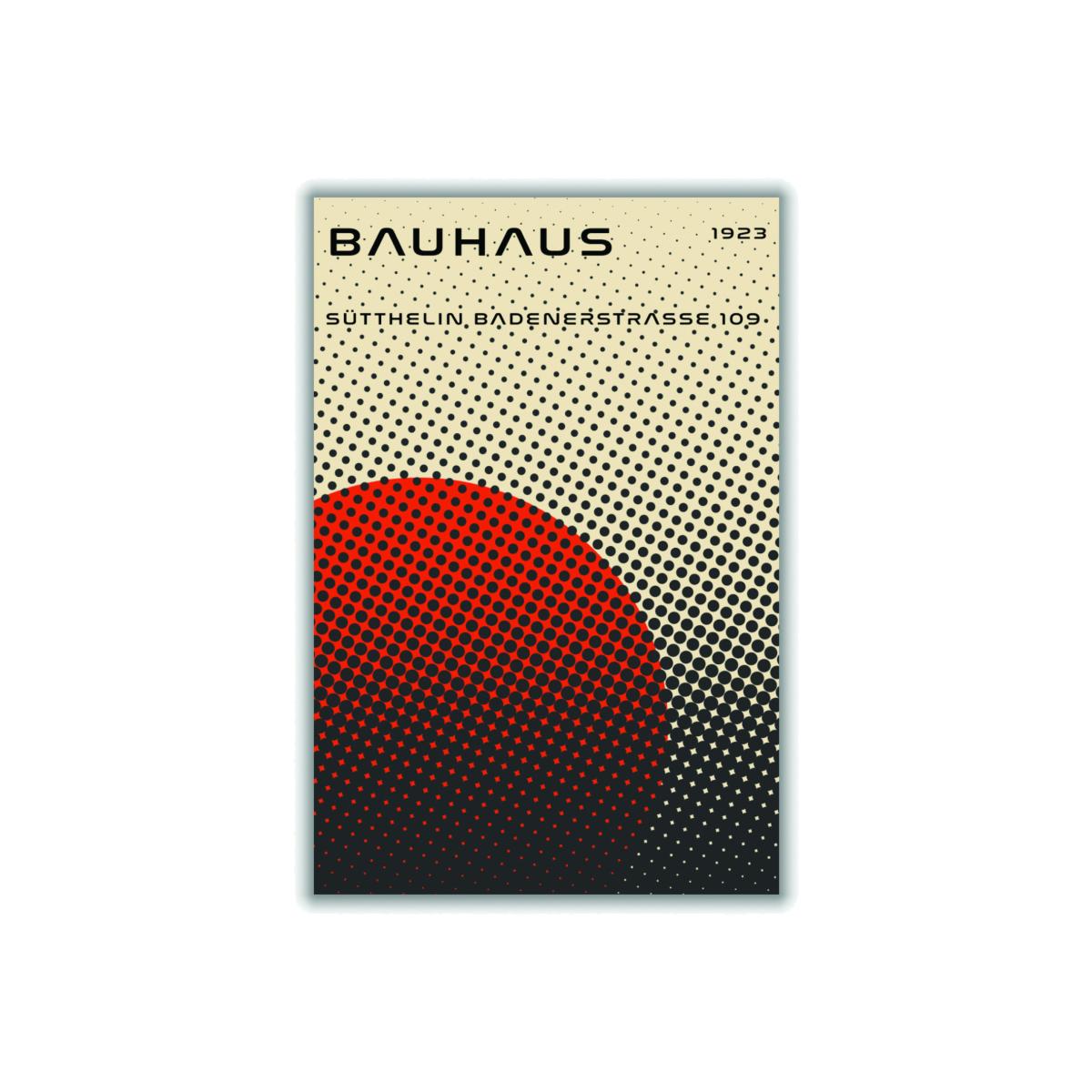 Bauhaus Geometric Red Vibe Large Stanley Print House – image 1