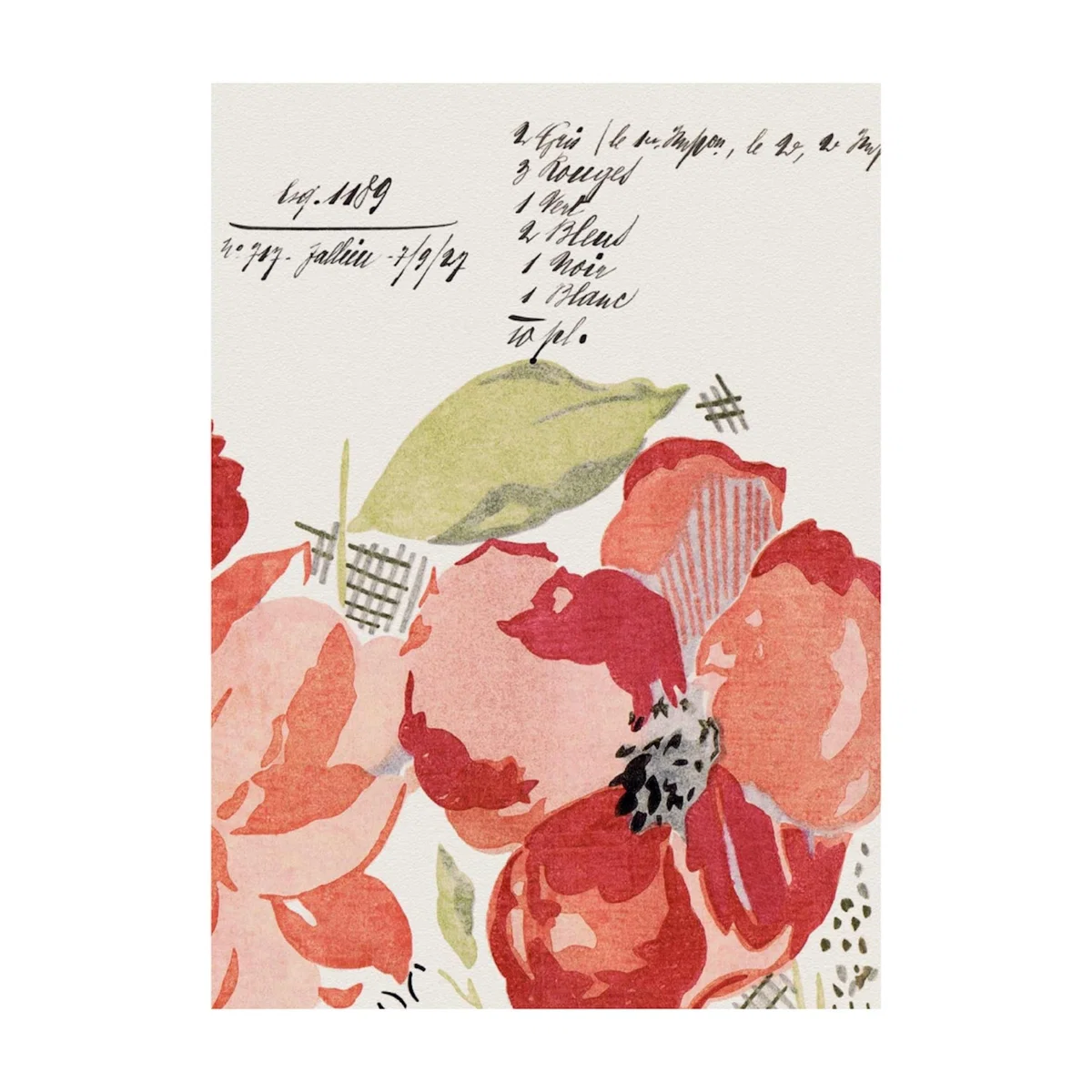 Bloomsbury Blooms -50X70 Print~Sisters – image 2