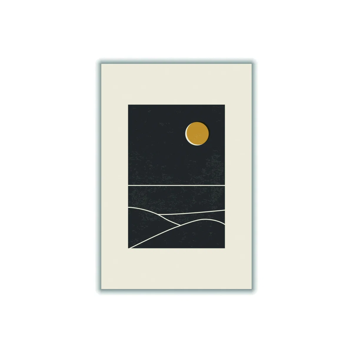 Black Minimal Sunset Vibes 4 Xxs Stanley Print House – image 1