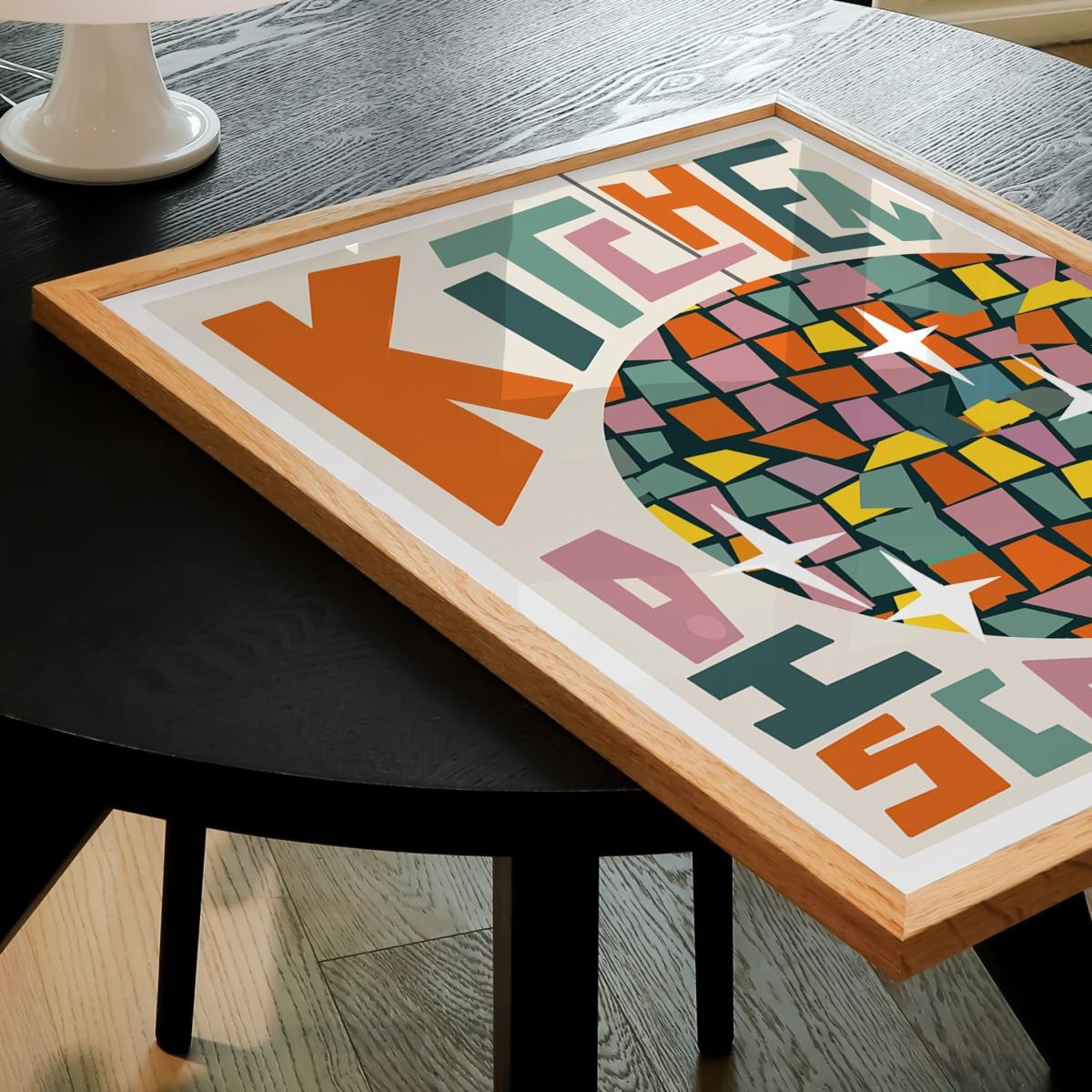 Kitchen Disco Art Print - A2 Natalie Cass Art – image 4