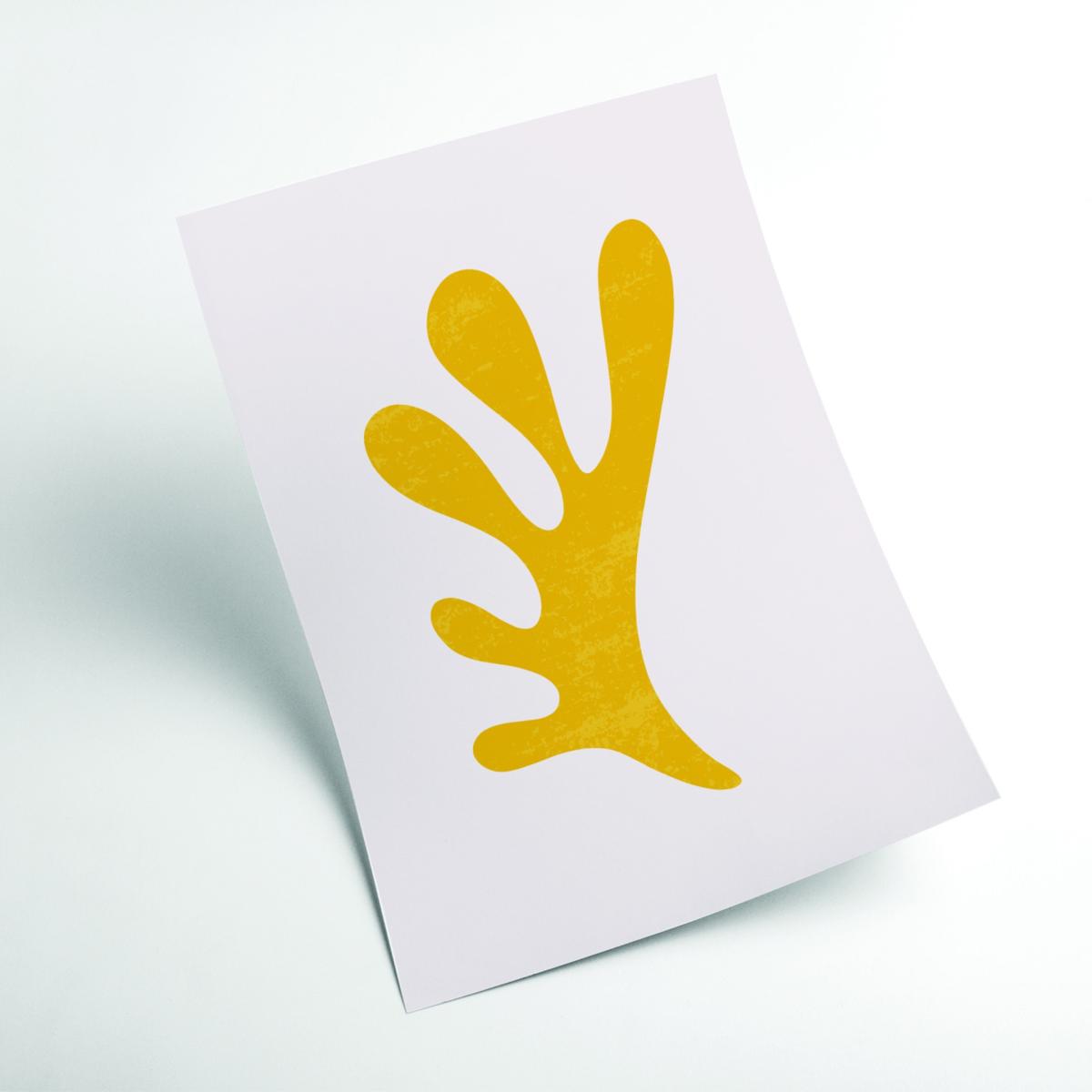 Yellow / Orange Abstract Yellow Algae Medium Stanley Print House – image 2