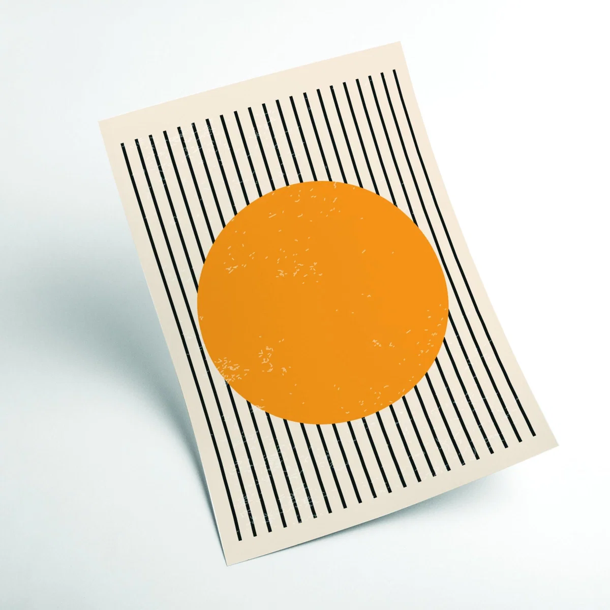 Yellow / Orange Bright Minimal Series #4 Large Stanley Print House – image 2