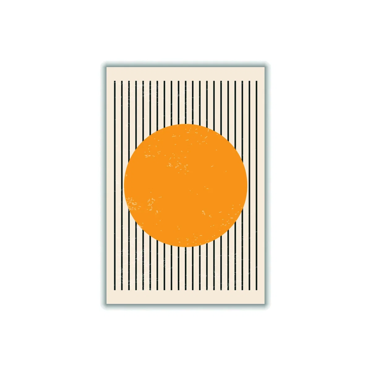 Yellow / Orange Bright Minimal Series #4 Large Stanley Print House – image 1