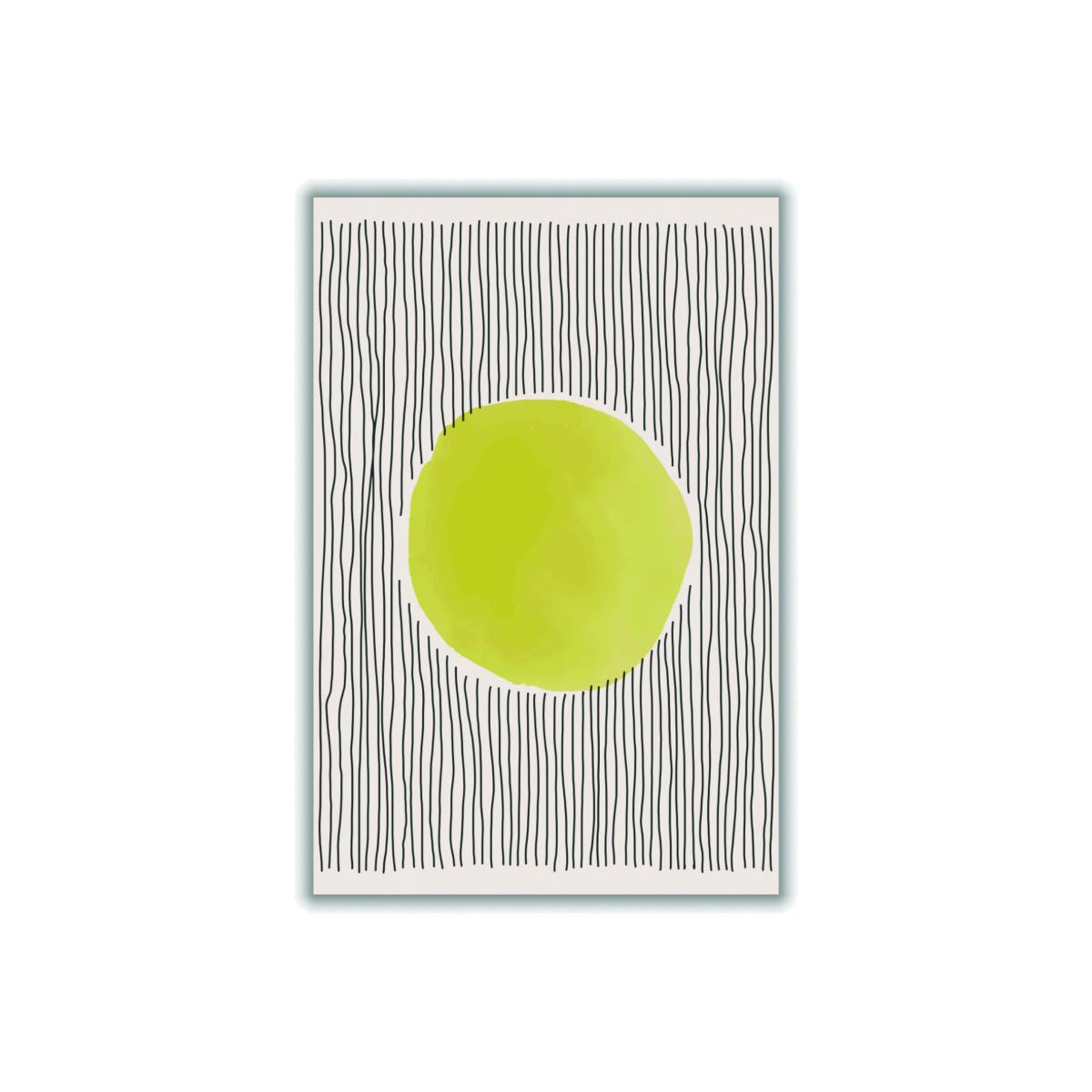 Yellow / Orange Sunny Minimal Design #1 Large Stanley Print House – image 1