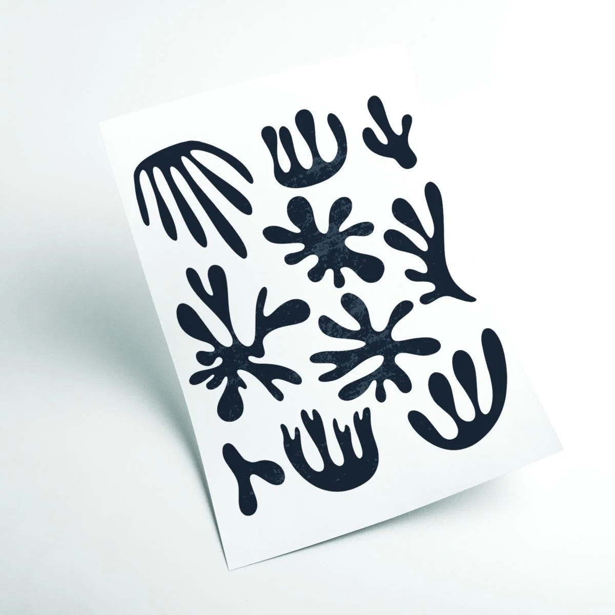 Black Minimal Abstract Algae I Large Stanley Print House – image 2