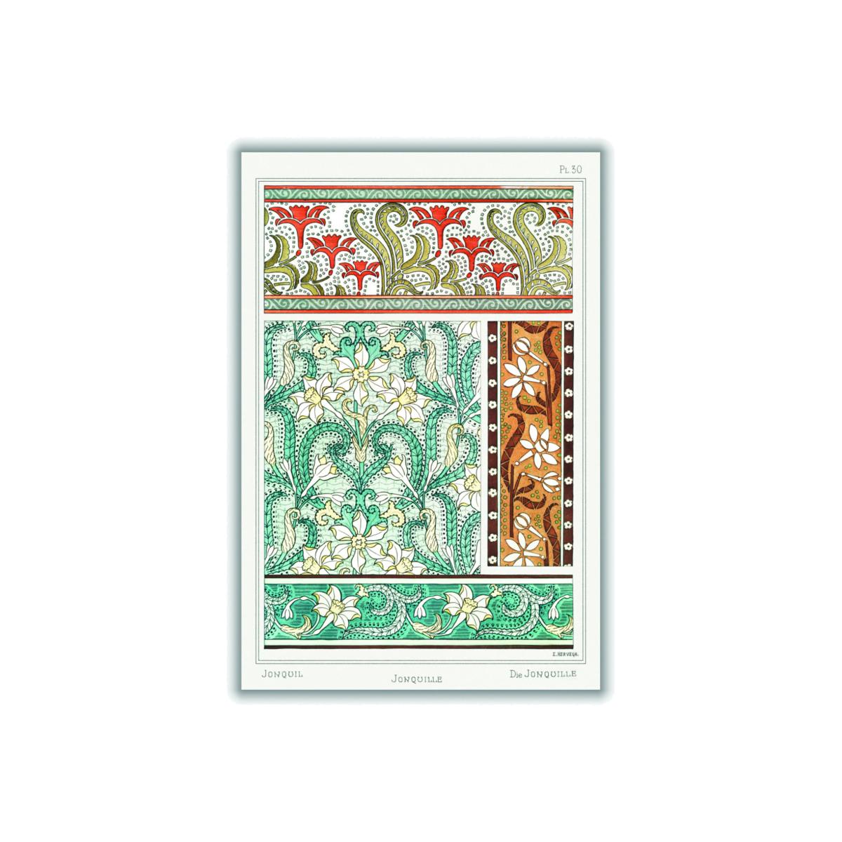 Jonquille Print By Maurice Pillard Verneuil A3 297 X 420Mm Stanley Print House – image 1