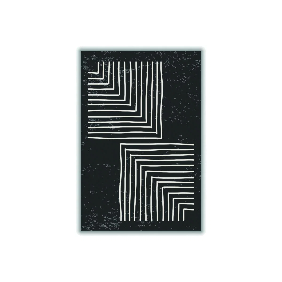 Black And White Line 1 Medium Stanley Print House – image 1