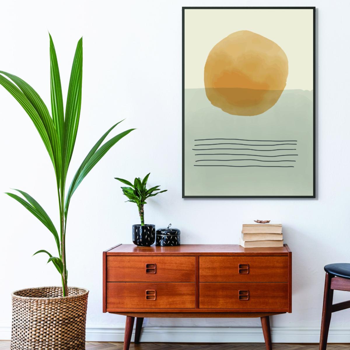 Yellow / Orange Minimal Abstract Vibes #2 A1 594 X 841Mm Stanley Print House – image 3