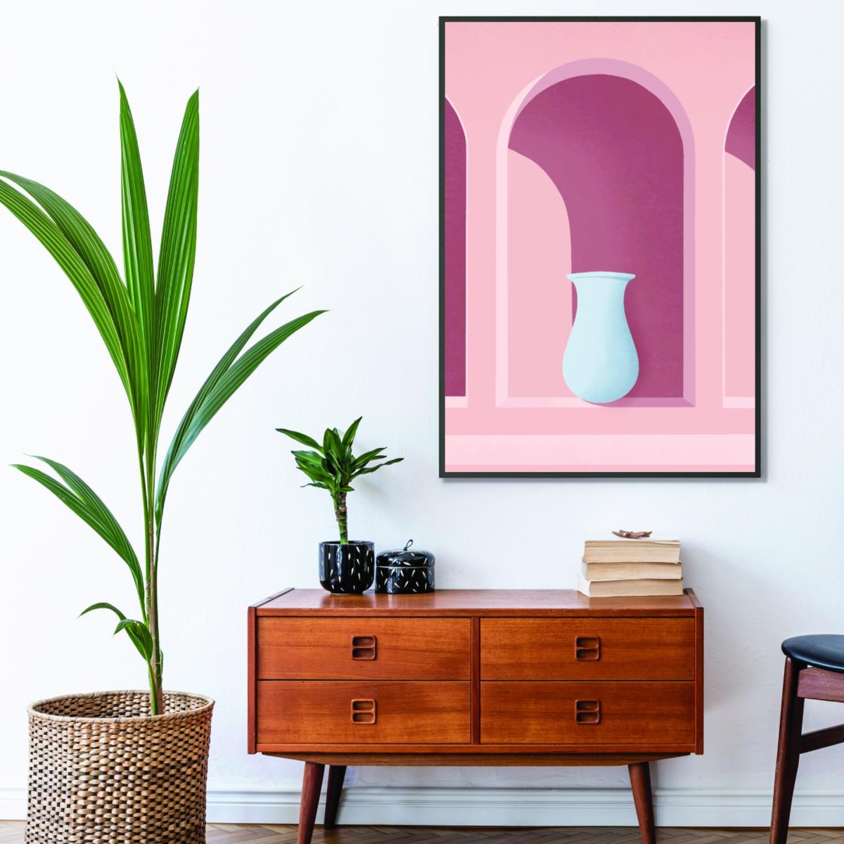 Pink / Purple Boho Minimal Designs #1 Medium Stanley Print House – image 3