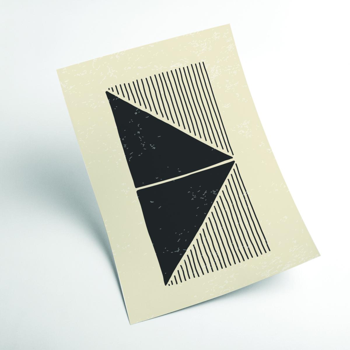 Black Triangles Series #4 Large Stanley Print House – image 2