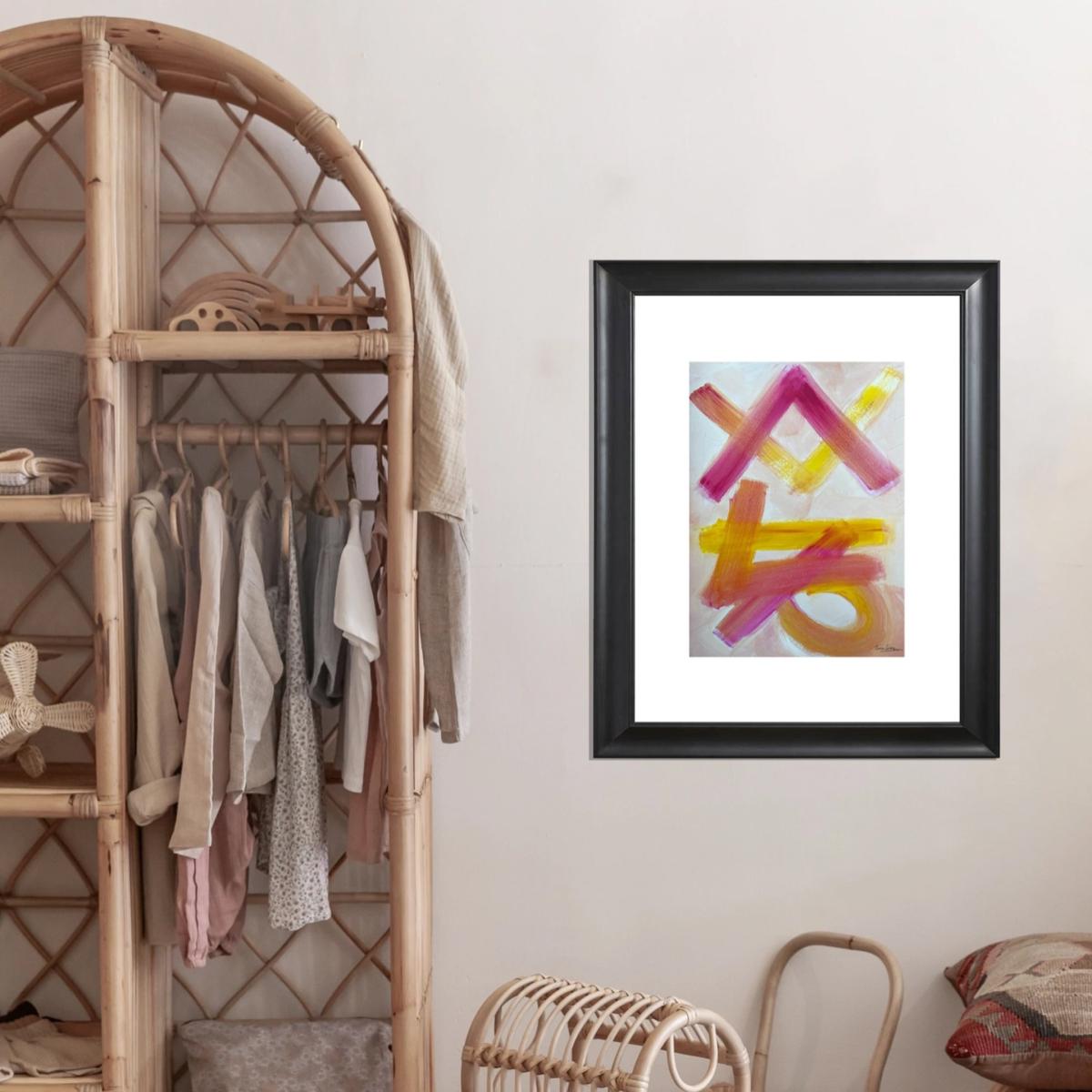 Ikat Line Art Print Catchii – image 2