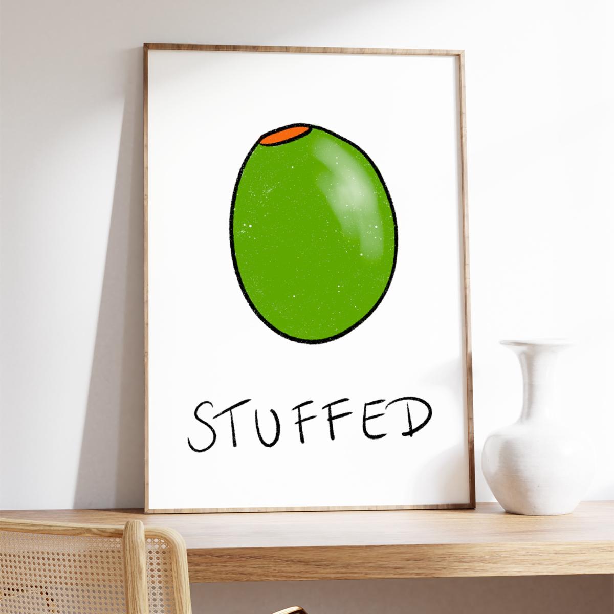Stuffed Print A3 297 X 420Mm Oh Oly – image 2