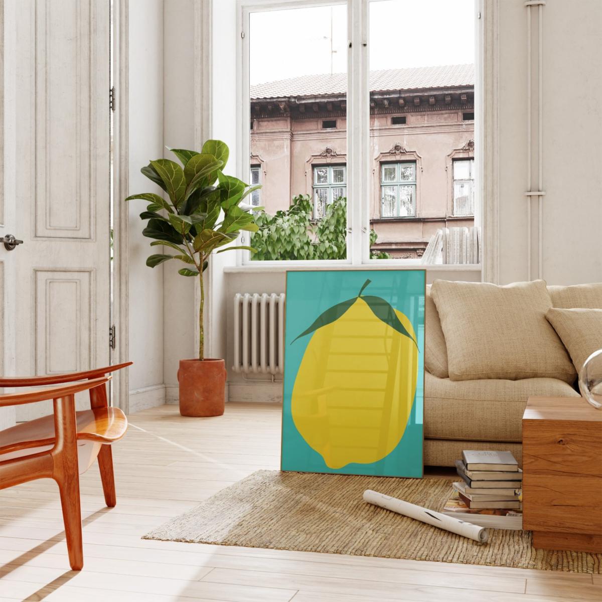 Lemon Art Print - A2 Natalie Cass Art – image 2