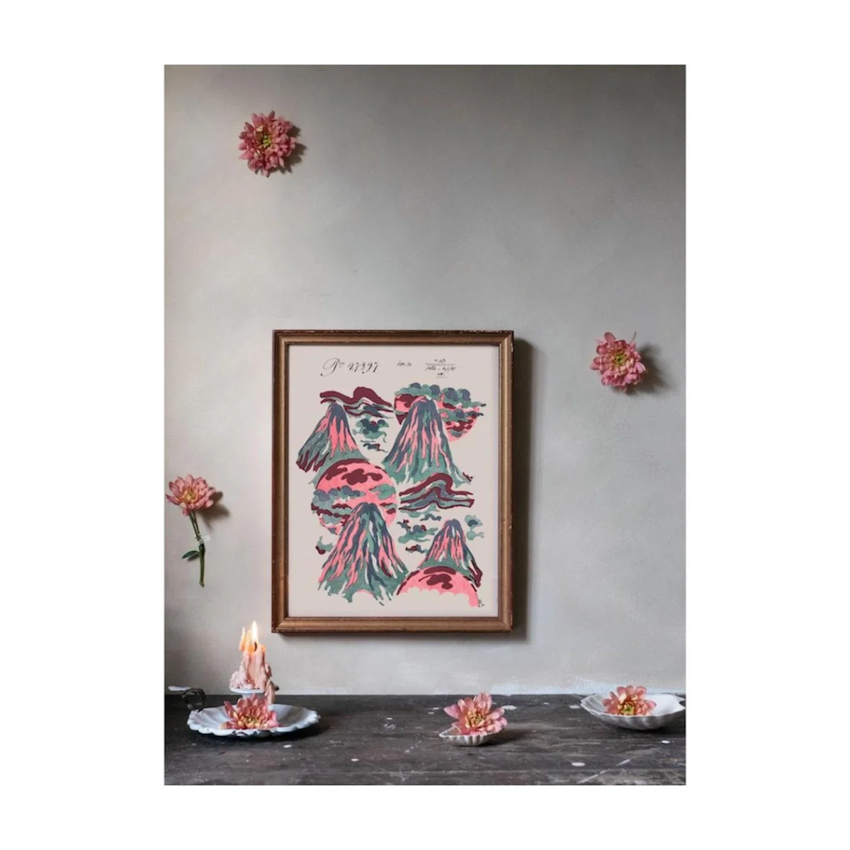 Mount Vesuvius - 30X40 Print~Sisters – image 4