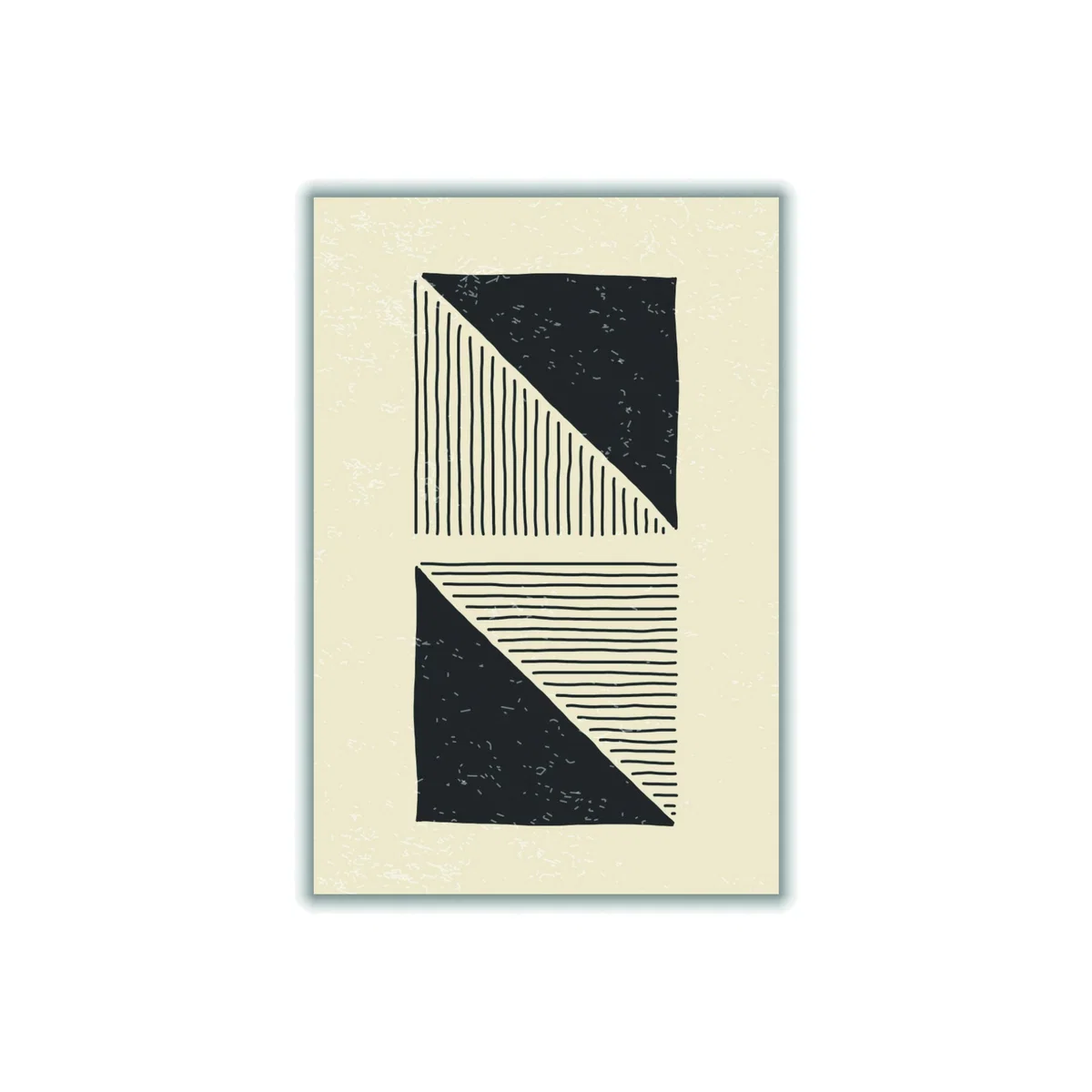 Black Triangles Series #3 A3 297 X 420Mm Stanley Print House – image 1
