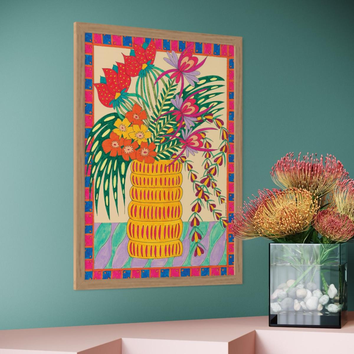 Red / Blue Les Dominos - Art Print Fine Art | Creature Marseille – image 2