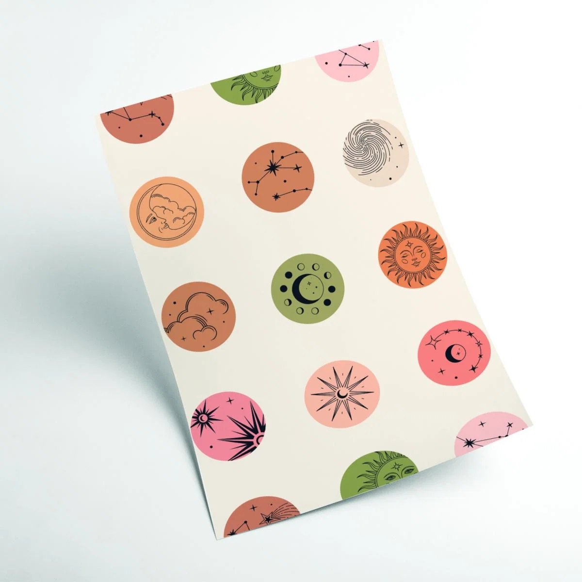 Rose Gold Sun & Moon A1 594 X 841Mm Stanley Print House – image 2