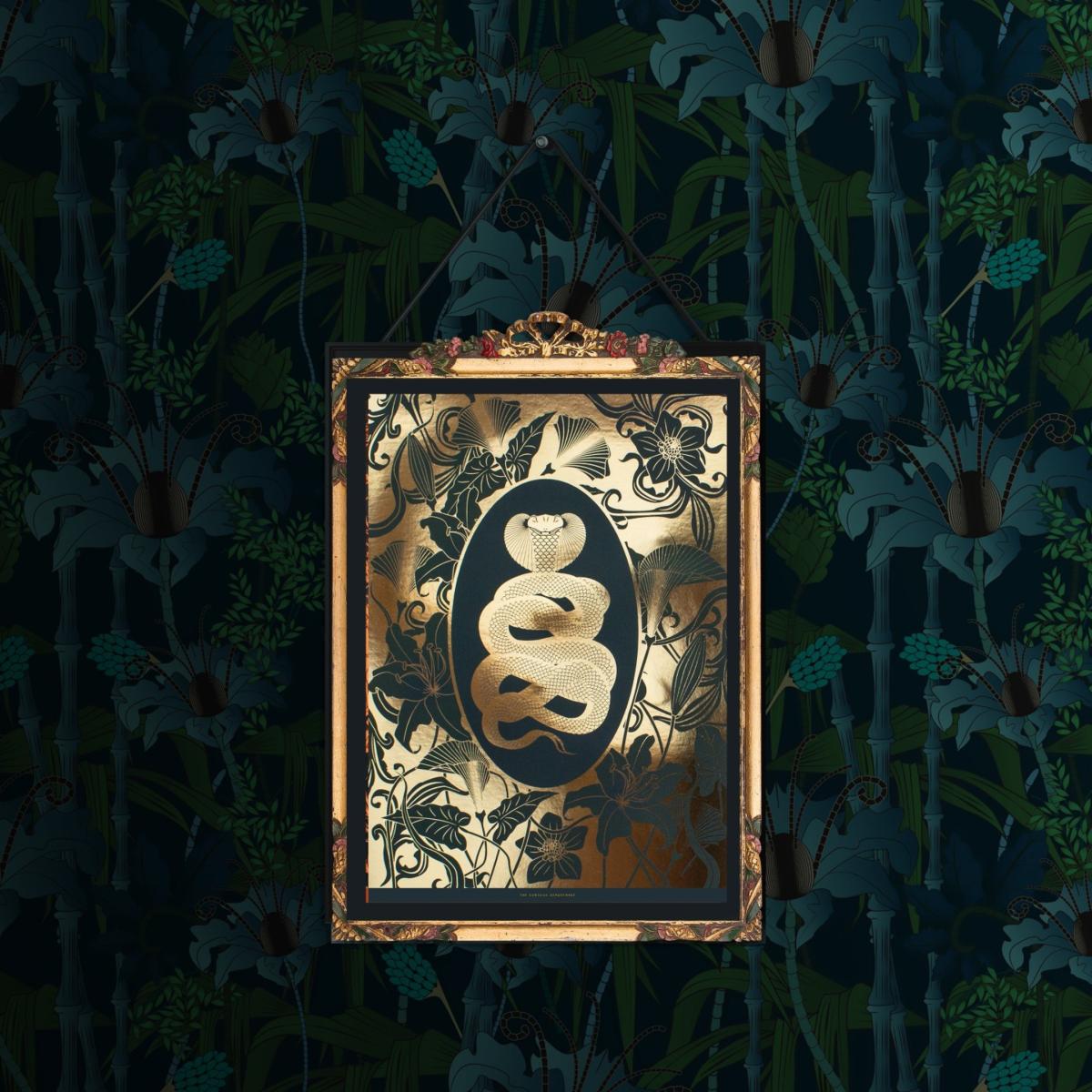 Elemental Cobra Gold Print The Curious Department – image 4