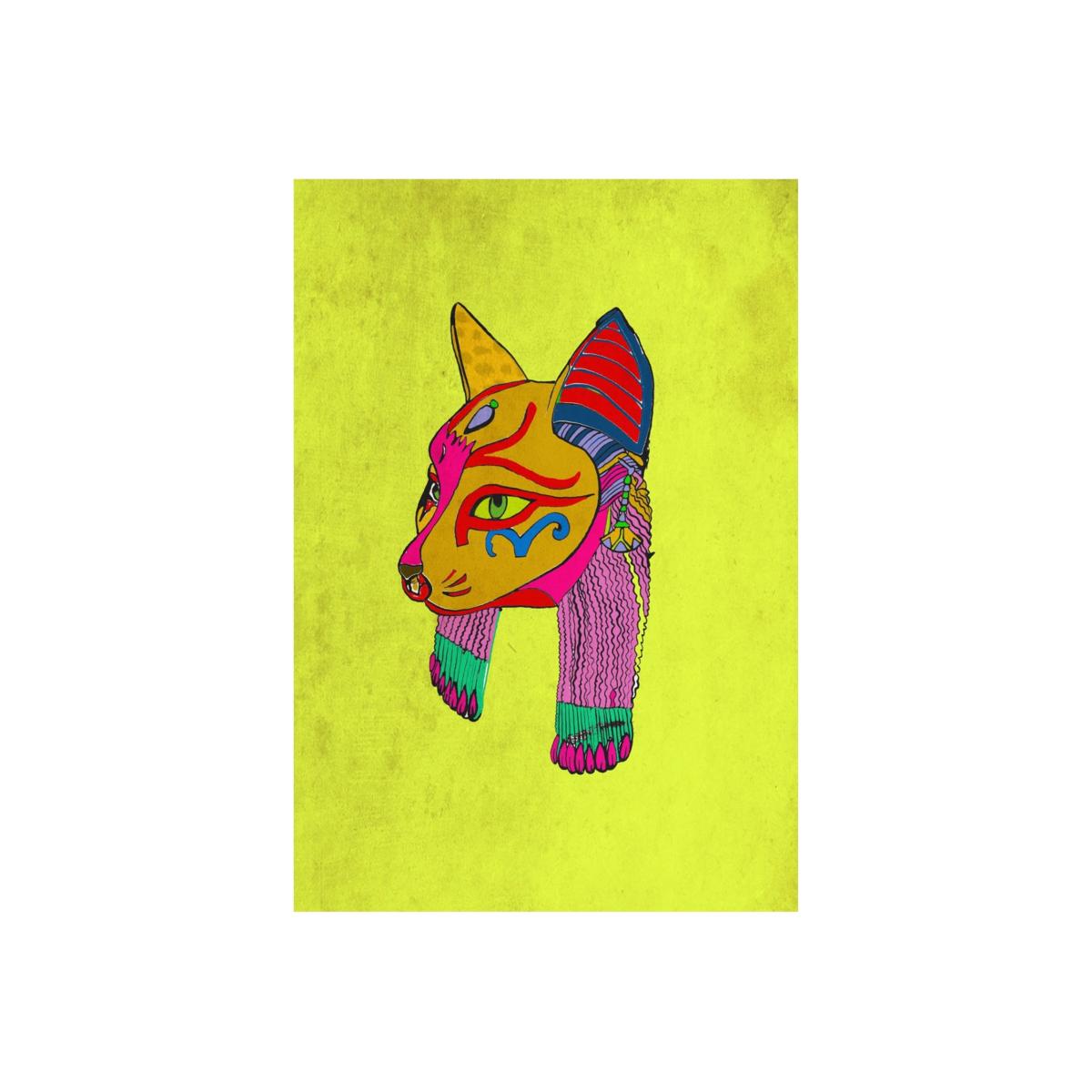 The Cat Head Limited Edition Signed Print Jessica Russell Flint – image 1