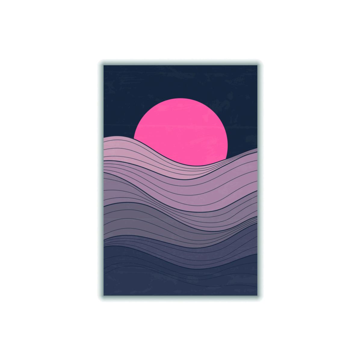 Pink / Purple Minimal Pink Sunset 1 Xxs Stanley Print House – image 1