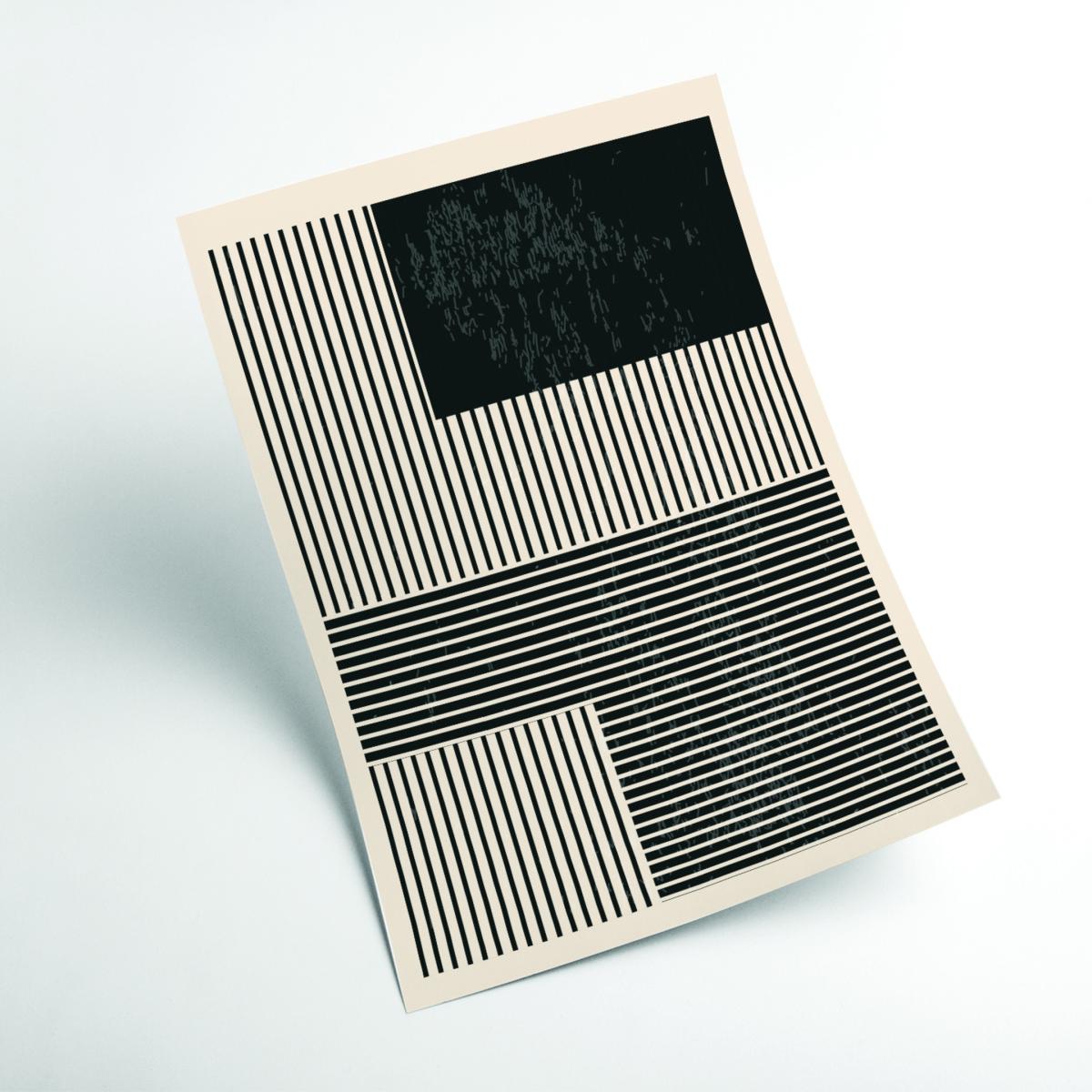 Black And White Minimal Series #1 Large Stanley Print House – image 2